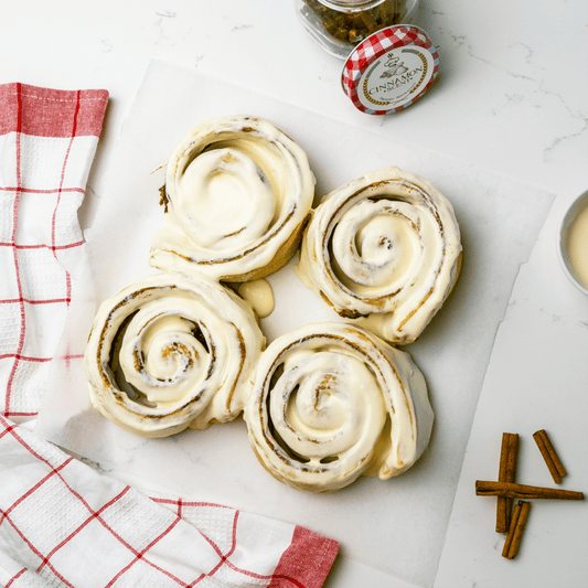 Four classic cinnamon scrolls by Cinnamon Scent, Melbourne